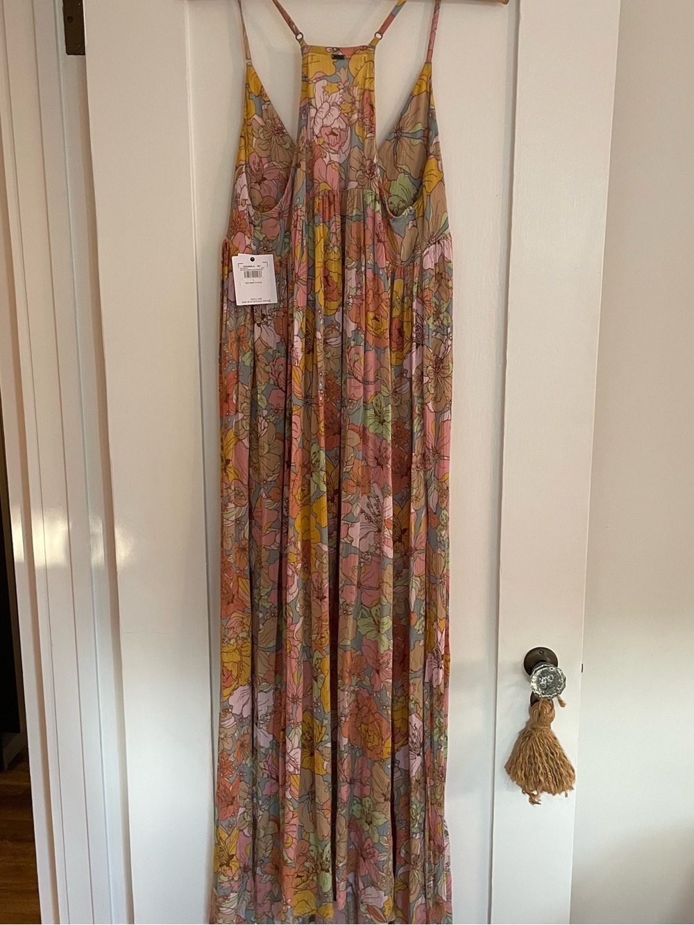 NWT Mel Maxi Janis Floral Swim Cover-Up Dress by O’Neal Size L - Picture 9 of 12
